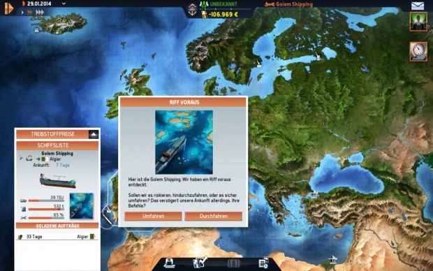 Transocean: The Shipping Company (Screenshot: Golem.de)